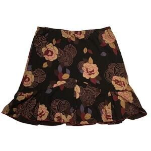 Parallel Floral Skirt